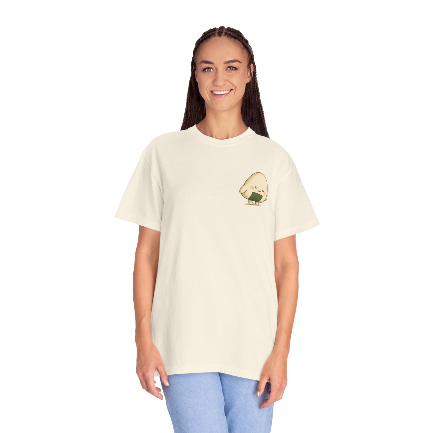 Bowing Ricey Garment-Dyed Cotton Tee — Unisex