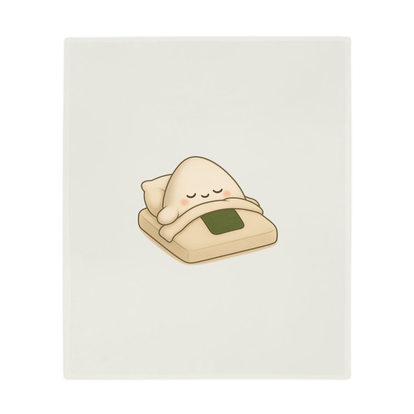 Sleeping Ricey Fleece Blanket