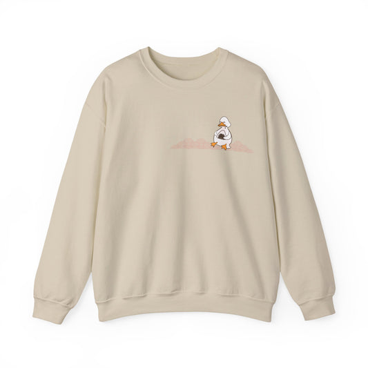Otogo Happy Duck Crewneck Sweatshirt — Unisex