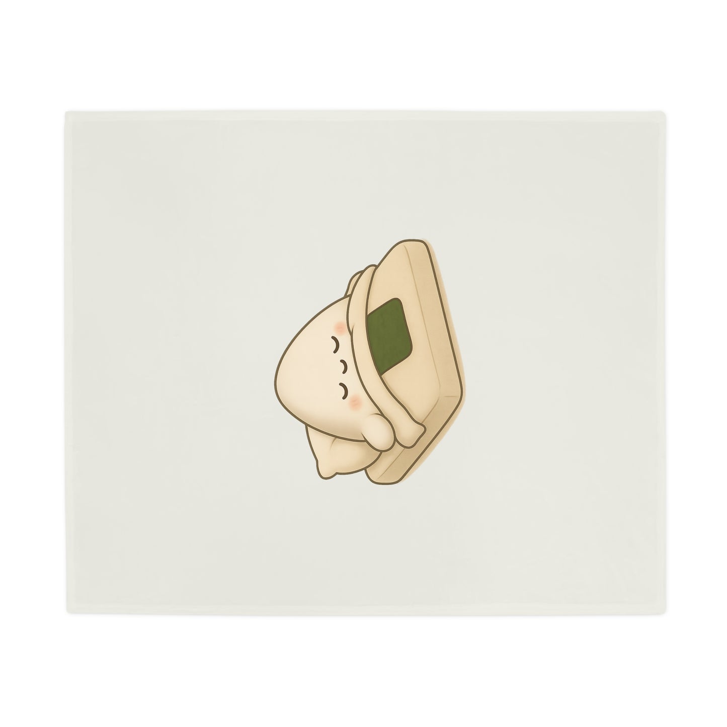 Sleeping Ricey Fleece Blanket